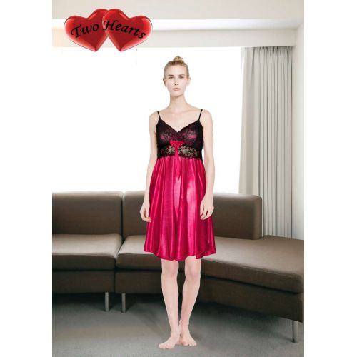Black N Mehroon Womens Nighty  - Hot &amp; Sexy Lingerie and Nightwear - Best Price in Pakistan - HitShop.pk